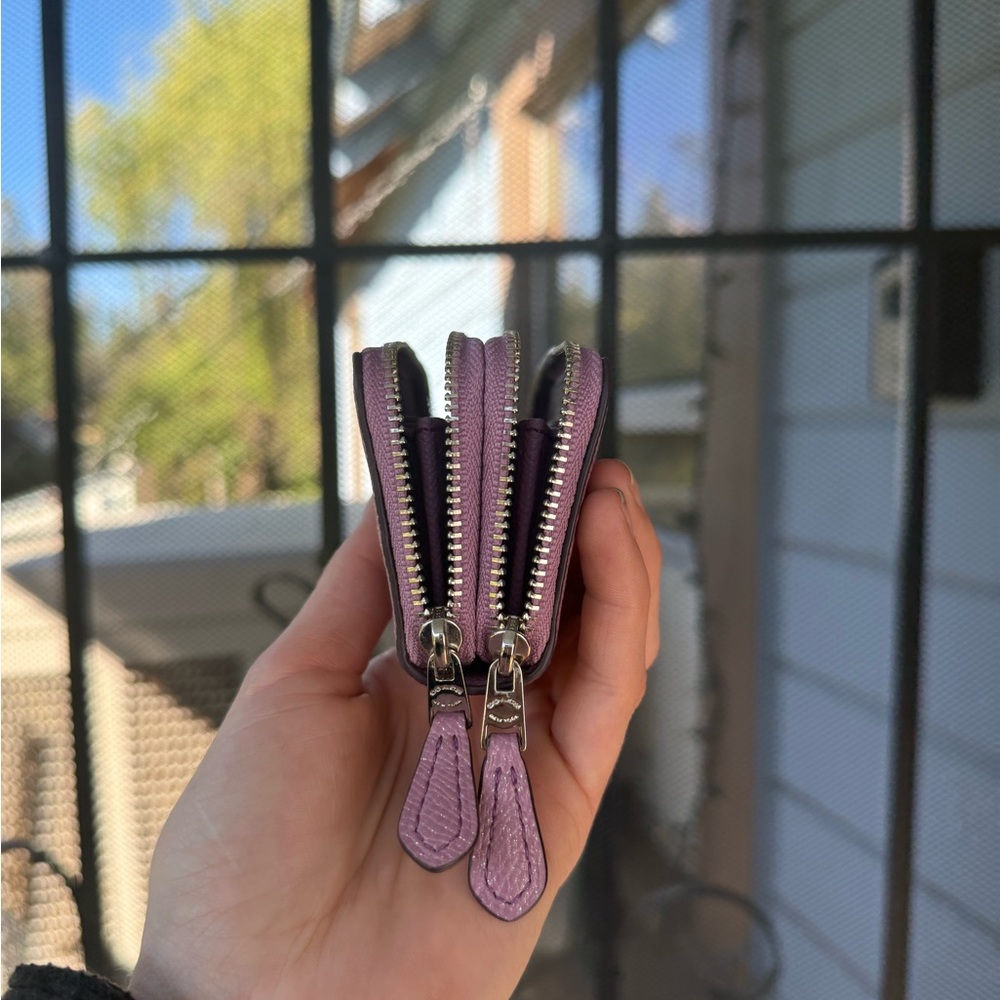 Coach double zip coin/card case - Picture 6 of 8
